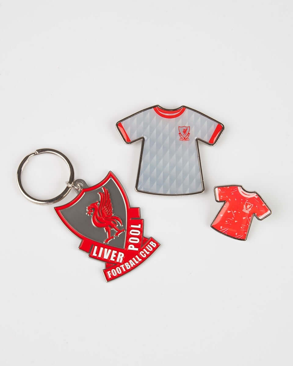 LFC Heritage Badge, Keyring & Magnet Set Official LFC Store