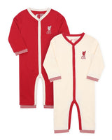 LFC Baby 2Pk Shankly Sleepsuits Red