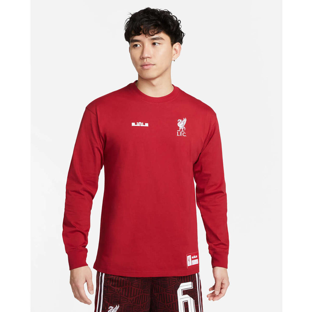 LFC LeBron MAX90 Long Sleeve Tee Red Official LFC Store