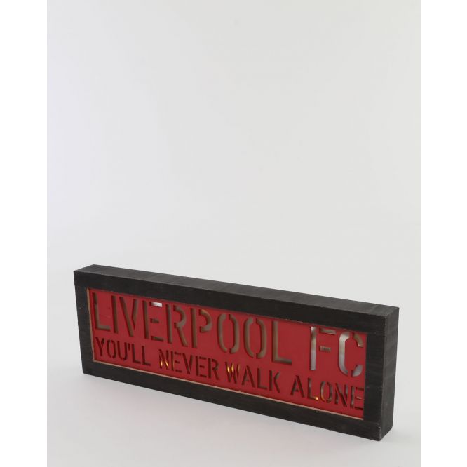 Liverpool FC Light Up Wooden Sign - LFC RETAIL UAE