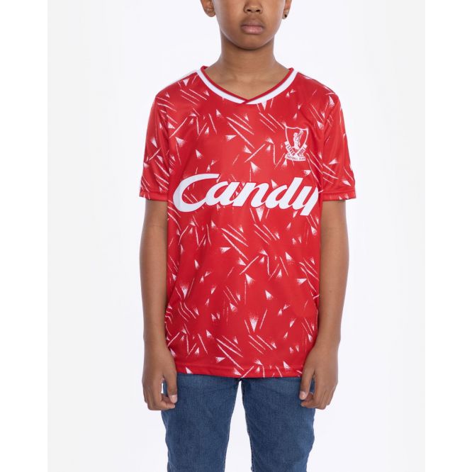Liverpool FC Retro Junior Candy Home Shirt Official LFC Store