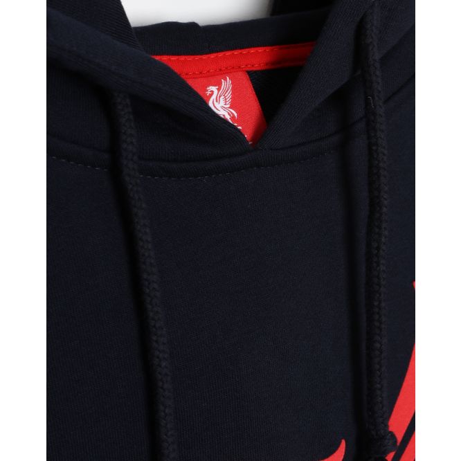 Liverpool FC Mens Navy Liverbird Hoody - The Bootroom Collection