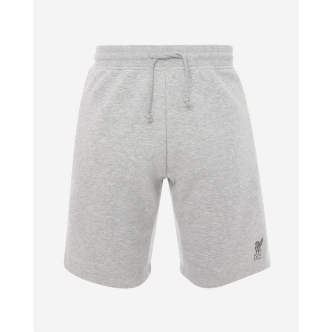 Liverpool FC Mens Grey Marl Sweat Shorts - The Bootroom Collection