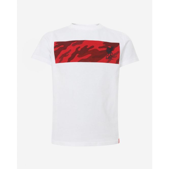 Liverpool FC Junior Red Camo Tee Official LFC Store