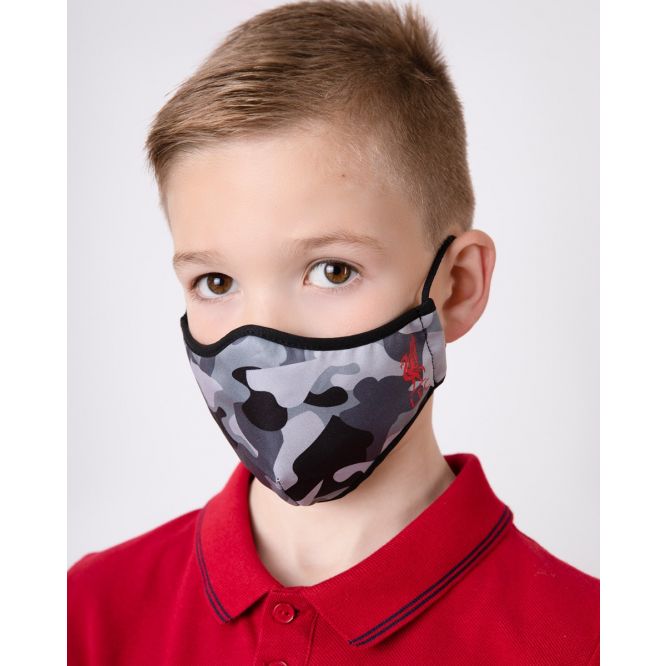 Liverpool FC Youth Camo Face Cover Official LFC Store