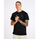 Liverpool FC Mens Black Liverbird Emblem Tee Official LFC Store