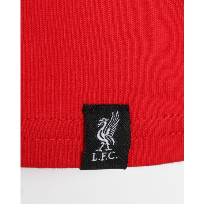 Liverpool FC Junior Red Evergreen Crest Tee Official LFC Store