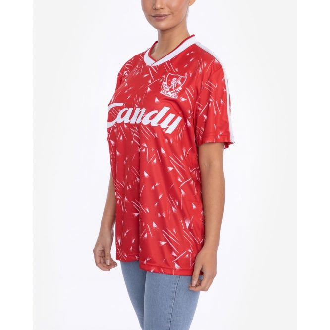 Liverpool FC Adults Retro Candy Home Shirt Official LFC Store