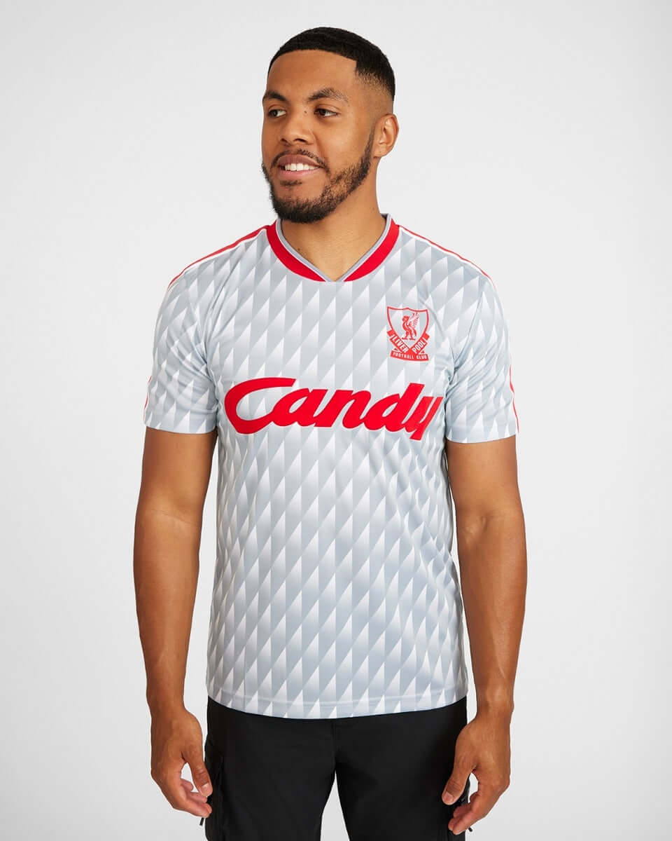 Grey liverpool hot sale retro shirt