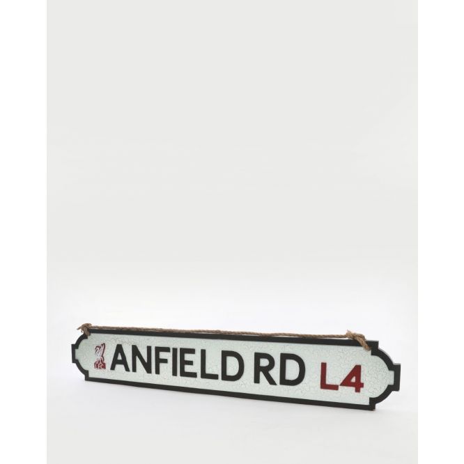 Liverpool FC Jumbo Wooden 3D Street Sign Official LFC Store