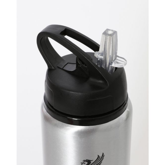 Liverpool FC Silver Water Bottle Official LFC Store