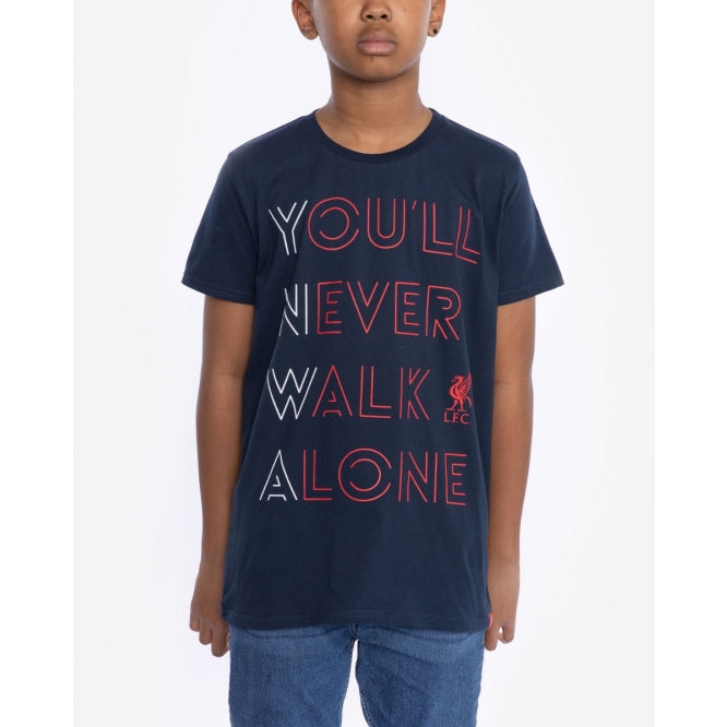 LFC Junior Navy You,ll Never Tee Official LFC Store