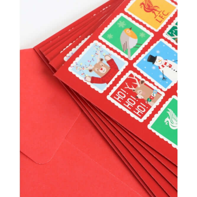 LFC Christmas Card 12 Pack Official LFC Store