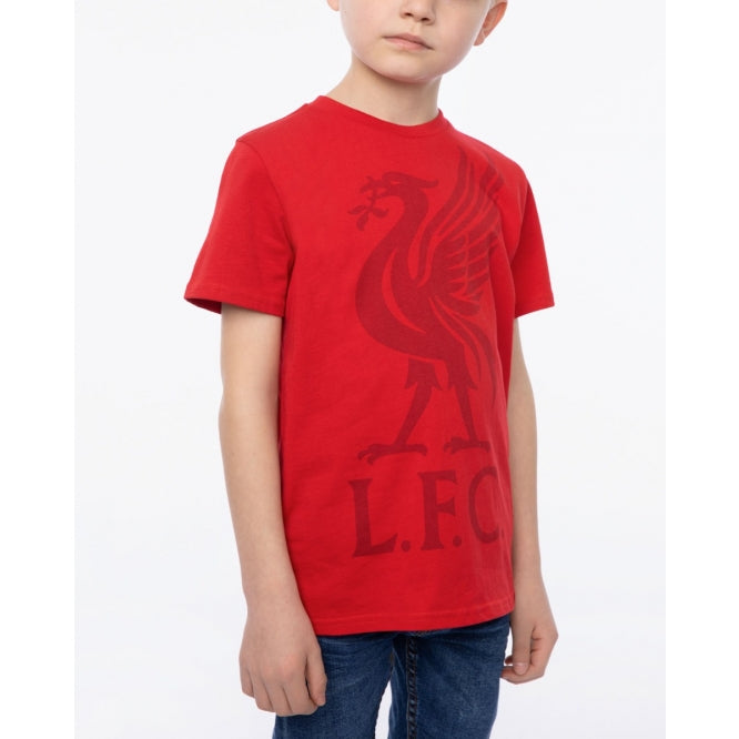 LFC Junior Red Liverbird Tee Official LFC Store