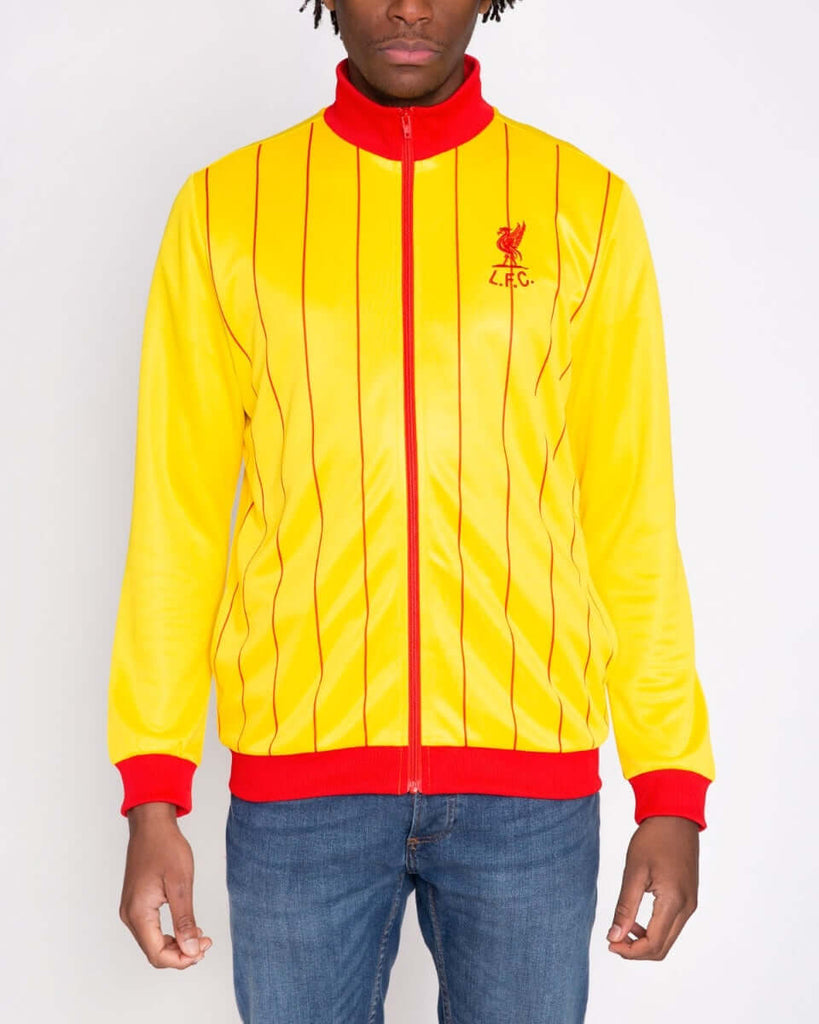 LFC Adults Heritage 82 Yellow Away Track Jacket Official LFC Store