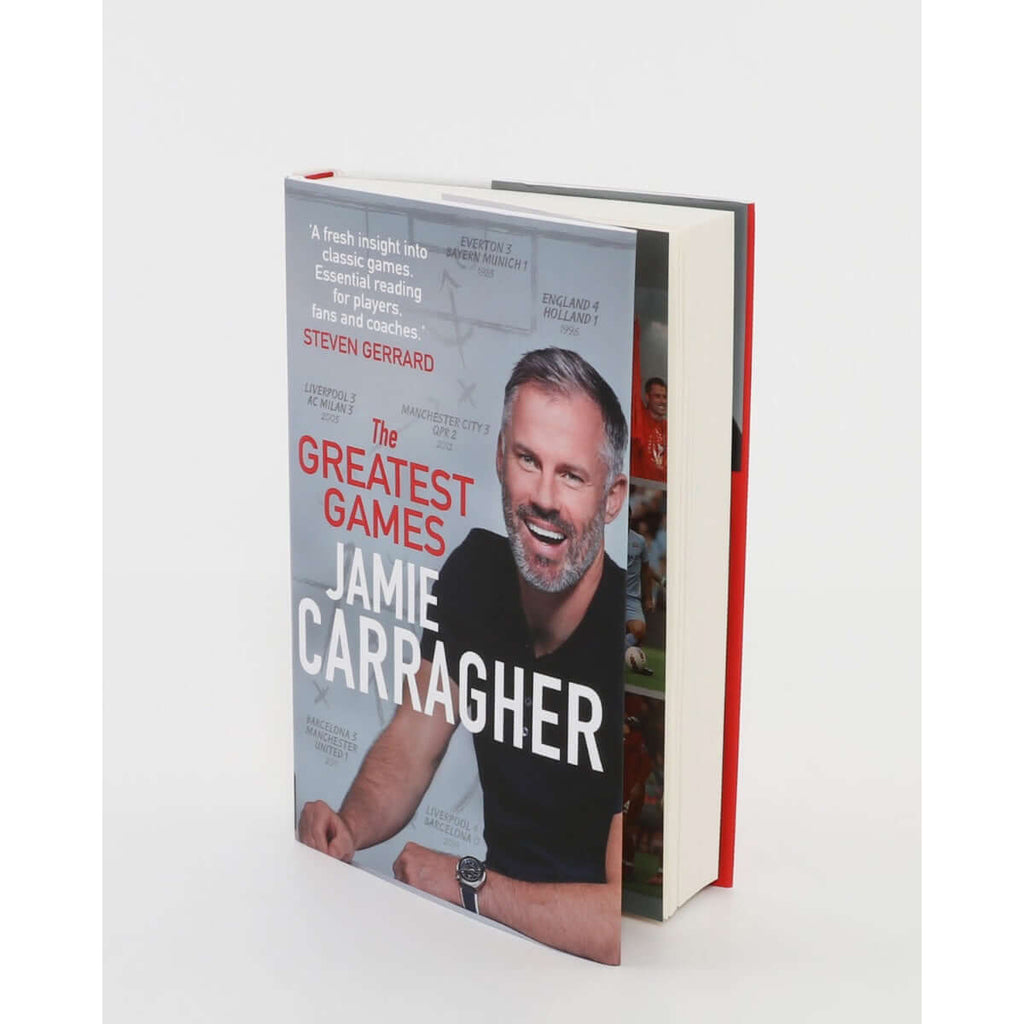 The Greatest Games - Jamie Carragher Book Official LFC Store