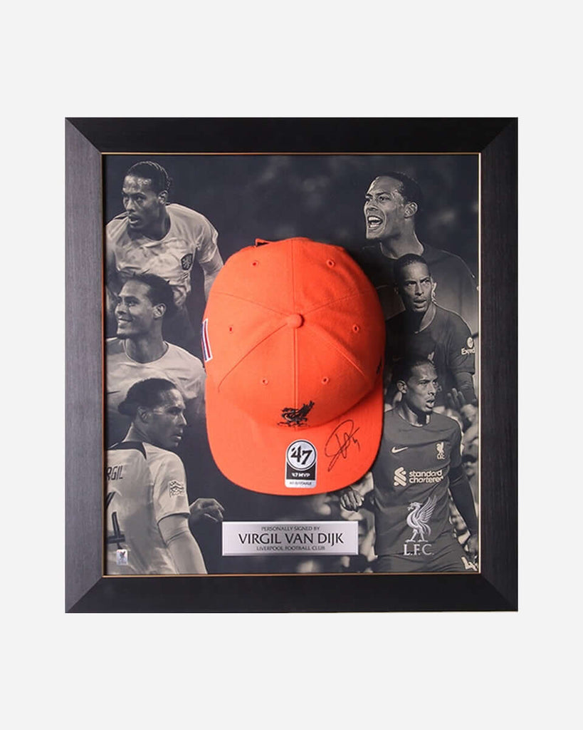 LFC Signed Virgil Cap In Frame Official LFC Store