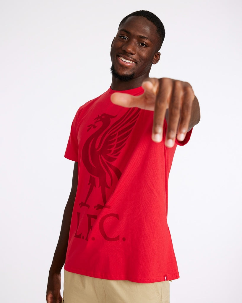 LFC Adults Liverbird Red Tee Official LFC Store
