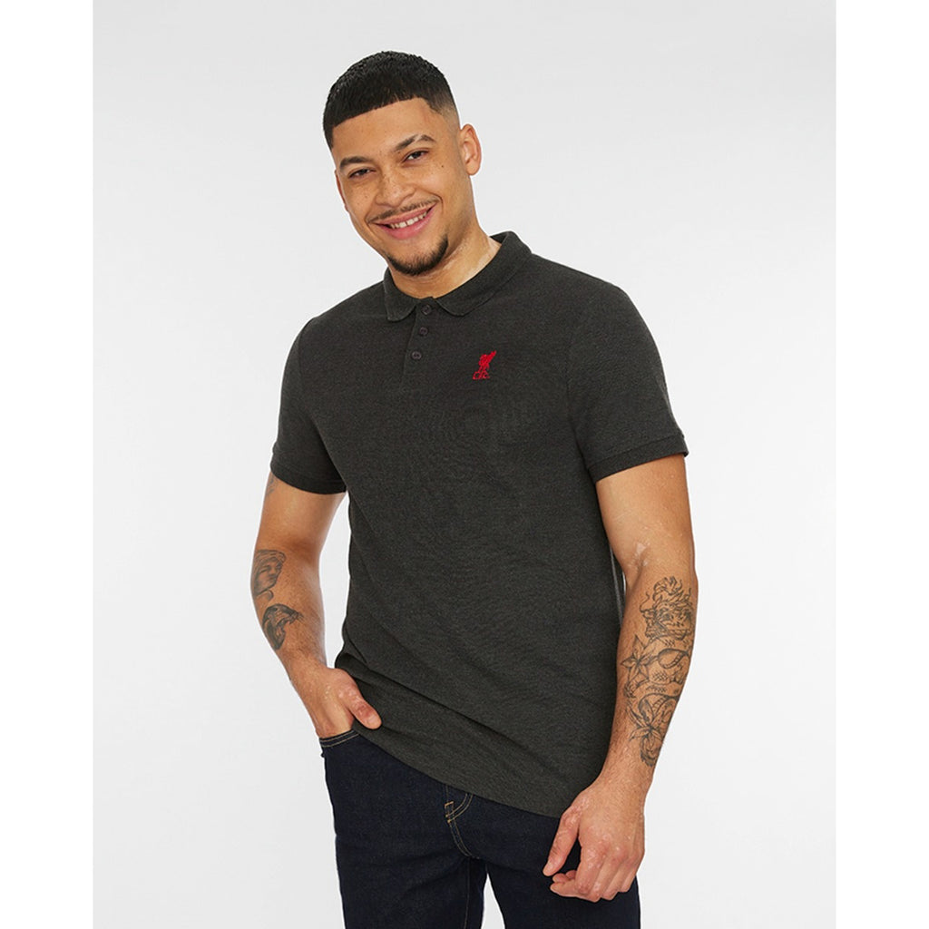 LFC Mens Conninsby Polo Charcoal Official LFC Store