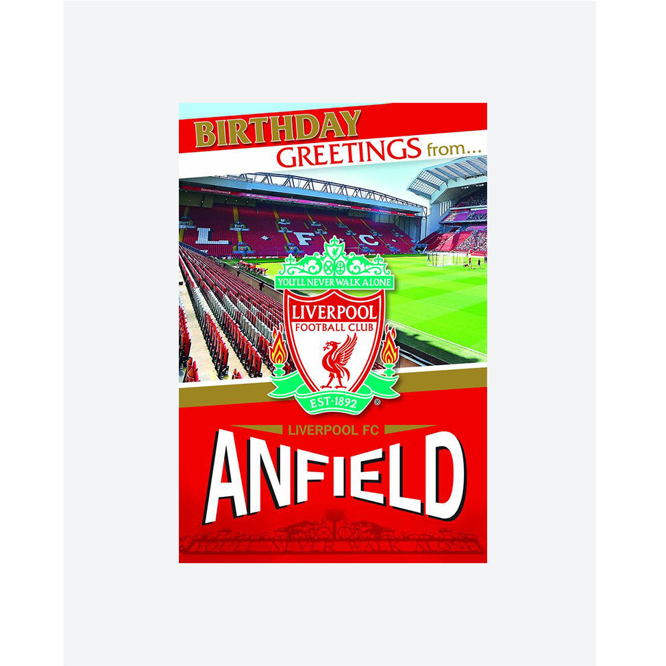 Liverpool FC Anfield Stadium Pop up Card Official LFC Store