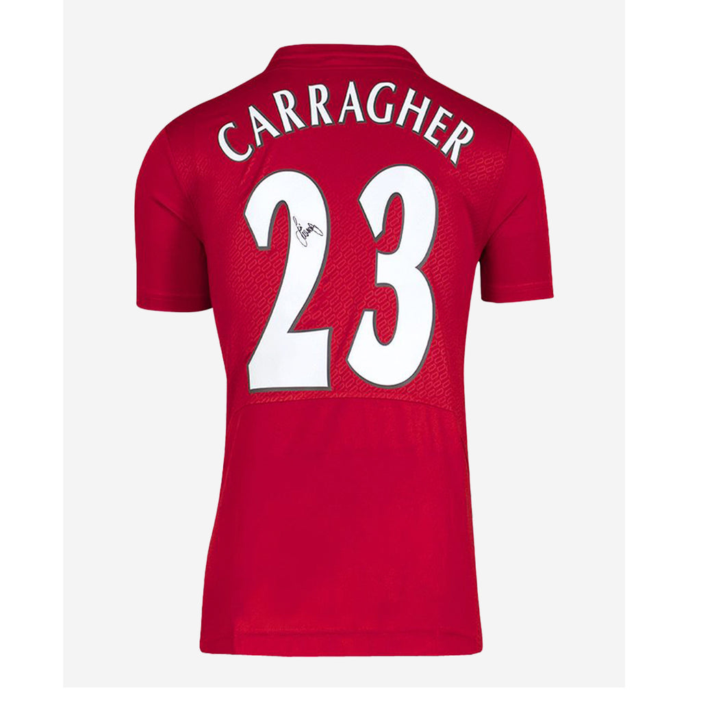 LFC Signed Jamie Carragher: Istanbul 2005 Champions League Final Shirt Official LFC Store
