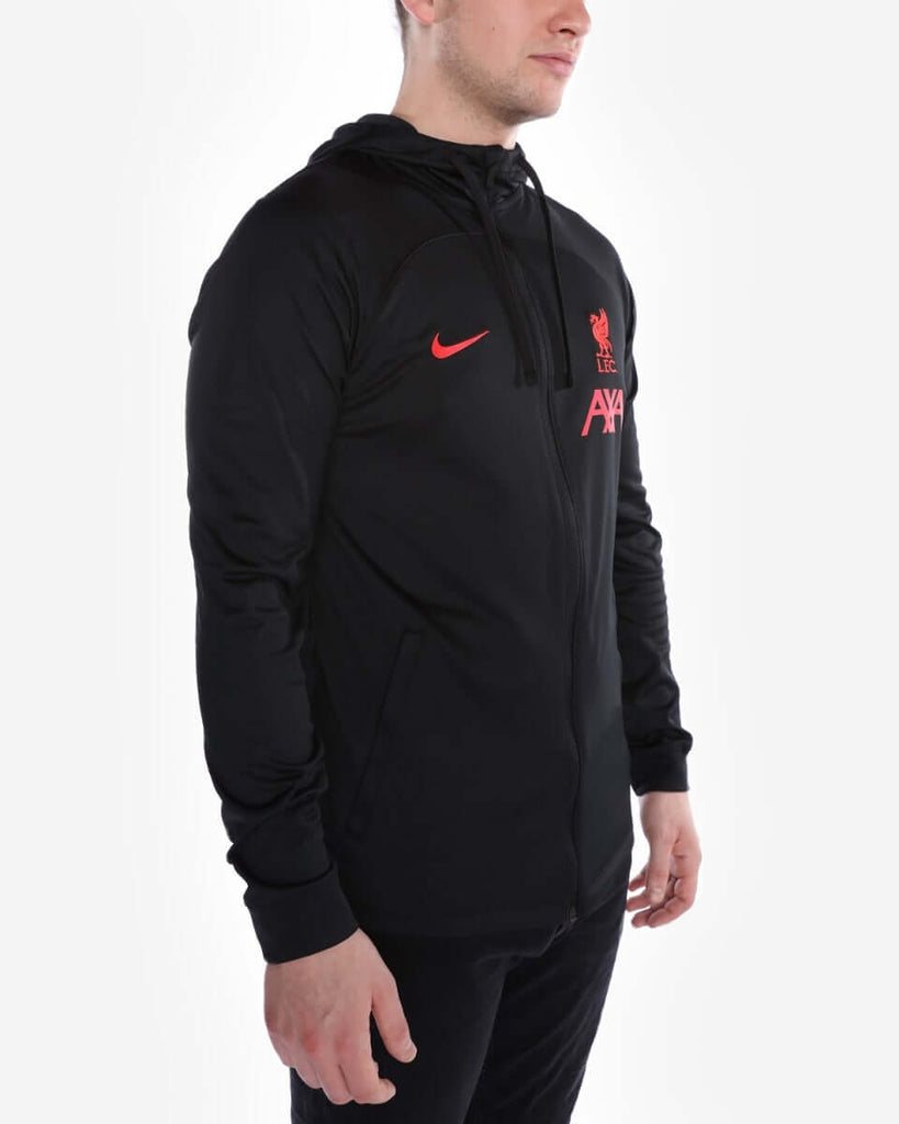 LFC Nike Mens Black Knit Strike Track Jacket 22/23 - LFC RETAIL UAE