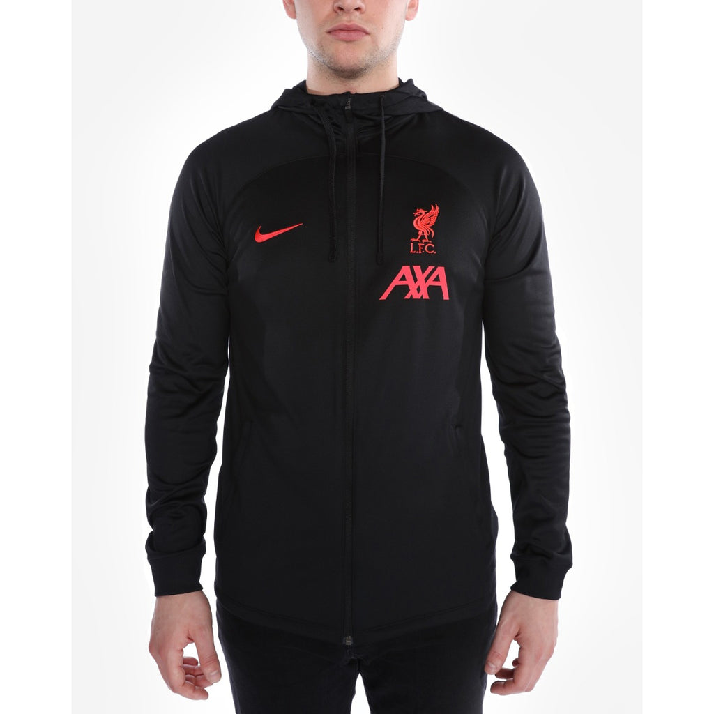 LFC Nike Mens Black Knit Strike Track Jacket 22/23 - LFC RETAIL UAE