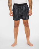 LFC Mens Slogan Print Swim Shorts Black Official LFC Store