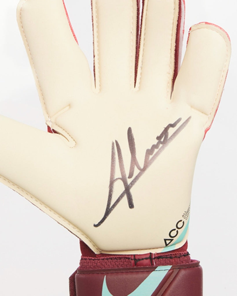 LFC Signed Becker Glove In Case Official LFC Store