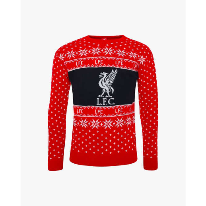 Liverpool FC Junior Snowflake Sweater Official LFC Store